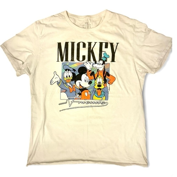 Disney Tops - DISNEY Mickey Mouse Graphic Tee white women’s large